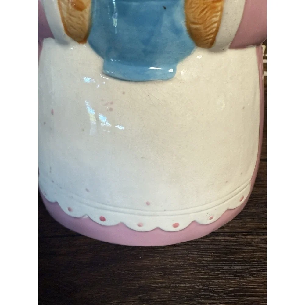 Vintage Momma Bear with Apron Biscuit/Cookie Jar Japan‎ Rare Cookie Jar